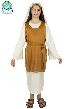 PASTORELLA DEL PRESEPE TERRA DI SIENA BAMBINA